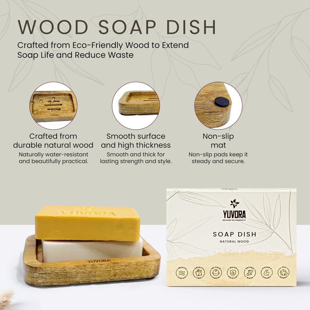 Yuvora Olive Coconut Shea Butter soap, creamy hydration for all skin types.