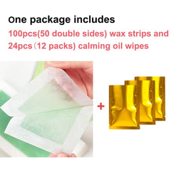 YUYAJK wax strips easy-application for fast, no-mess hair removal at home