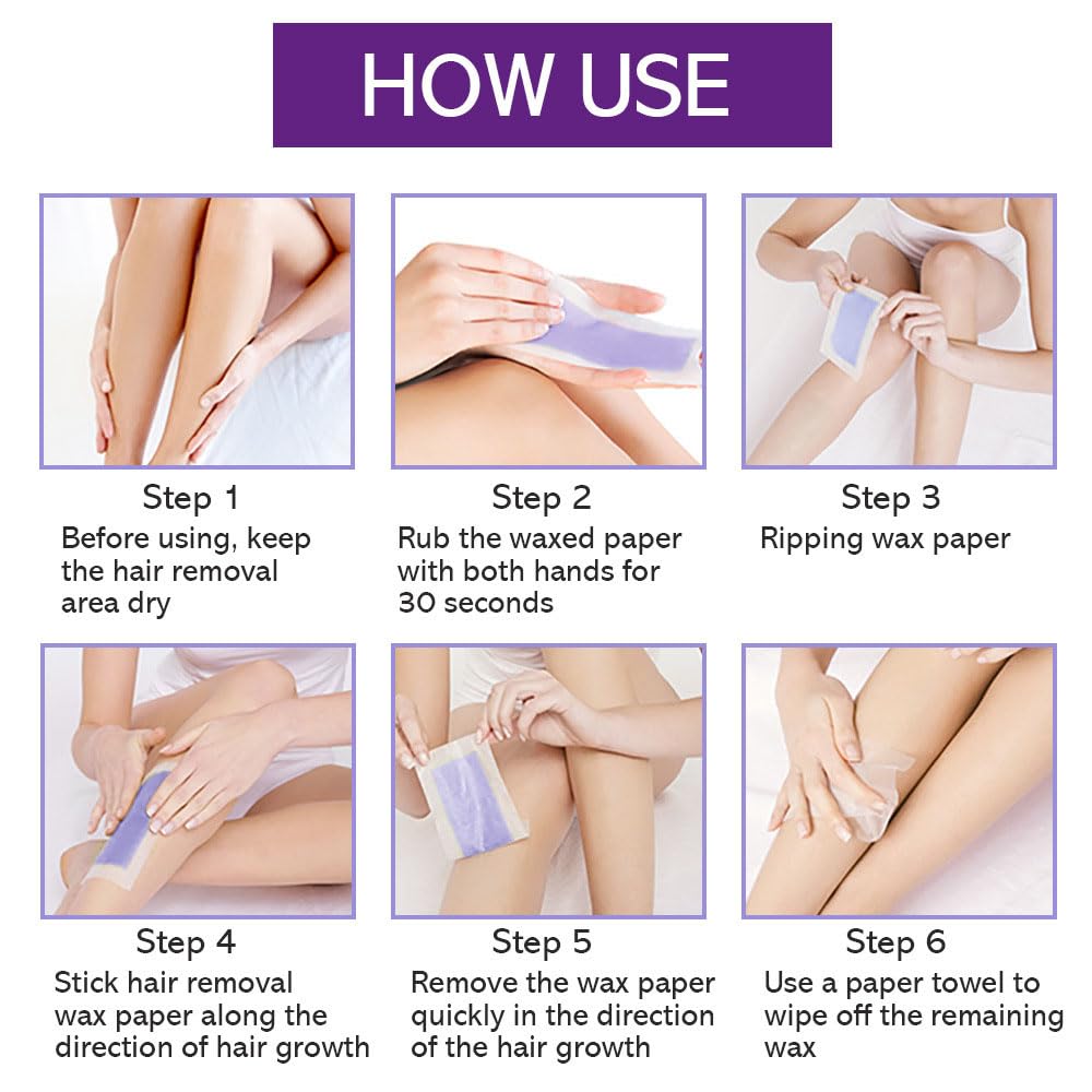 YUYAJK wax strips home-travel case for on-the-go hair removal