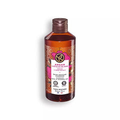 Yves Rocher Argan and Rose Petals shower gel bottle for everyday cleansing