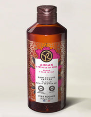 Yves Rocher Argan and Rose Petals gel foam forming a rich lather