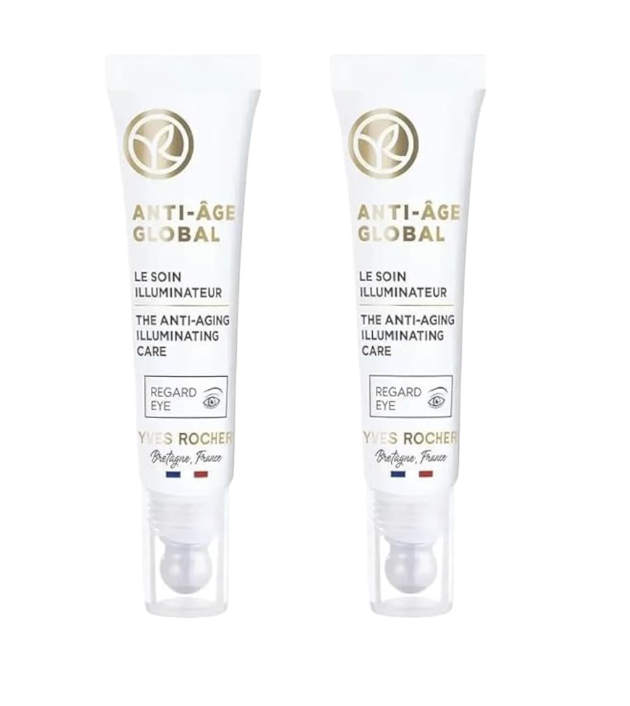 Yves Rocher Complete Anti-Age Eye Cream with bud nectar for revitalized eye area.