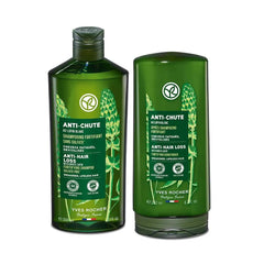 Yves Rocher Duet shampooing au lupin blanc fortifiant et démêlant pour cheveux plus faciles à coiffer