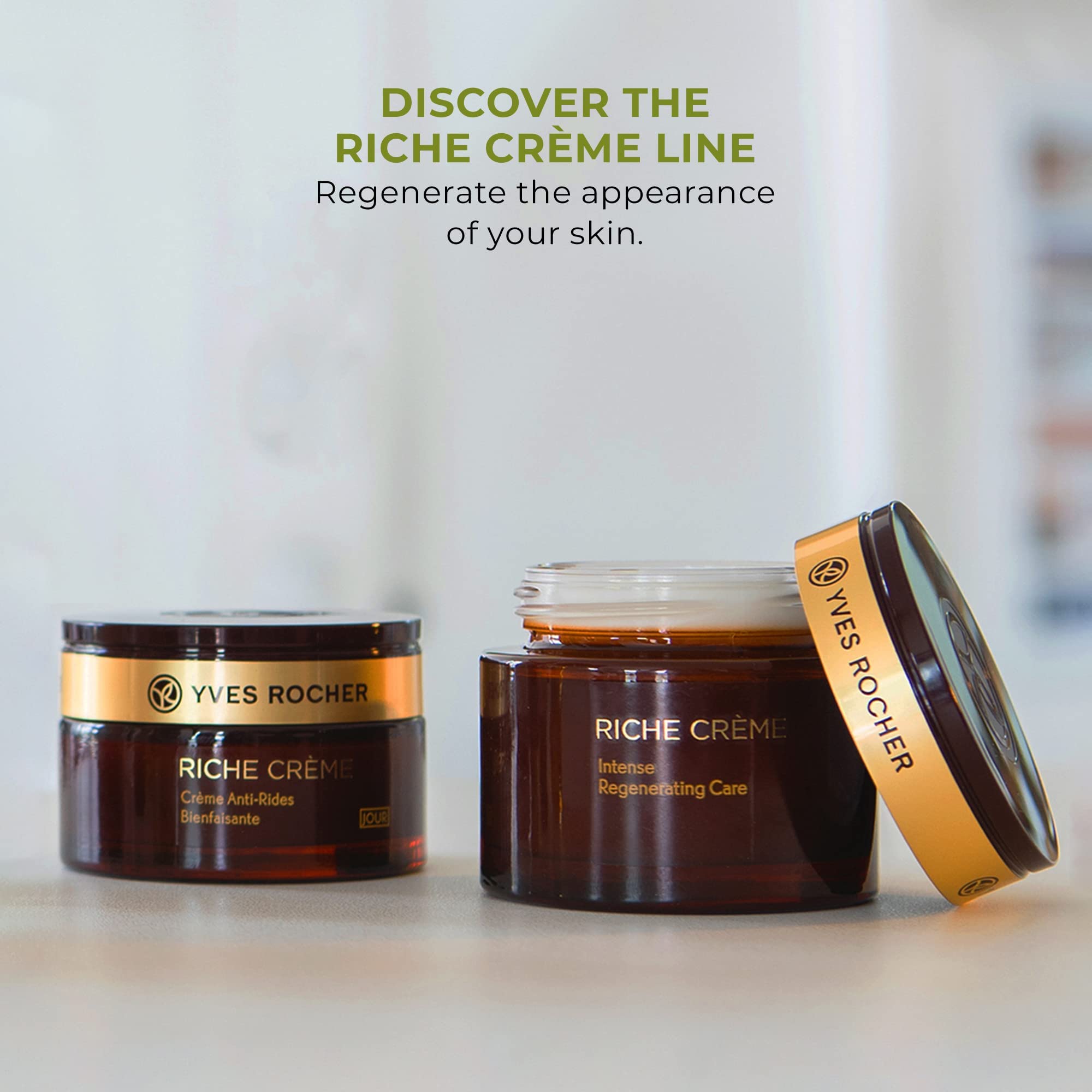 Yves Rocher cream spreads easily for a light, nourishing feel.