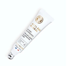 Yves Rocher eye cream showing refreshing gel texture for a light, soothing application.