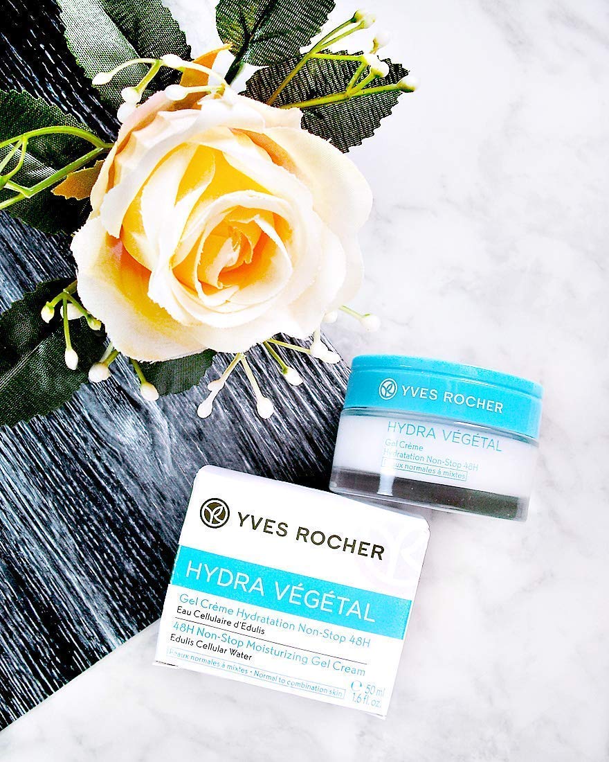 Yves Rocher Hydra Vegetal gel cream on normal to combination skin.