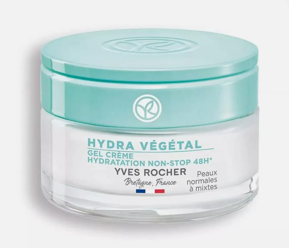 Yves Rocher Hydra Vegetal gel cream packaging for daily hydration