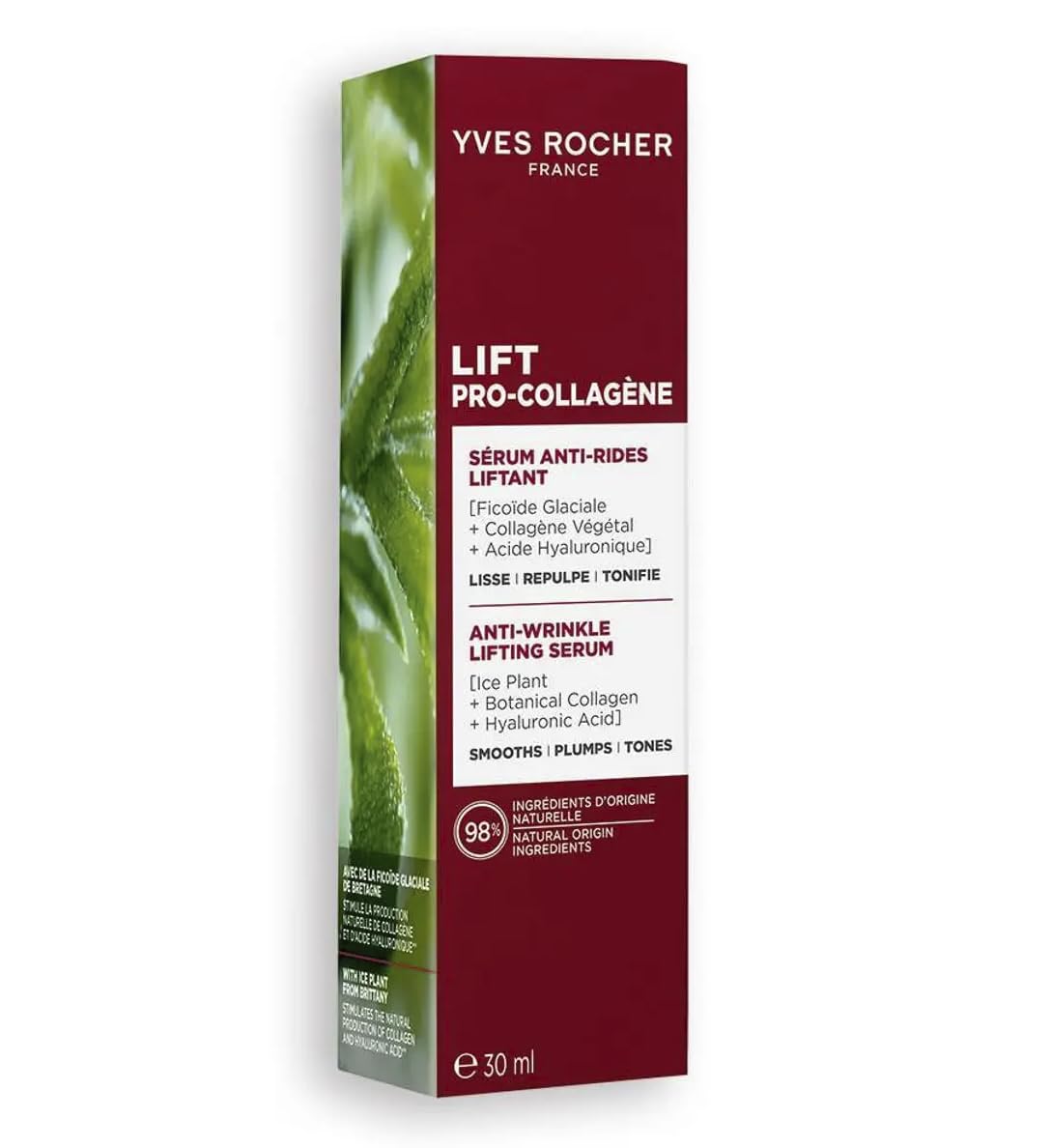 Ingredients spotlight on crystal meridian and plant collagen in Yves Rocher serum