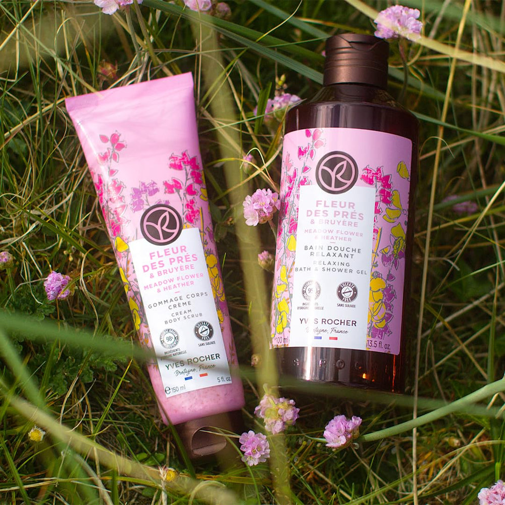 Yves Rocher meadow fragrance enhances mood during morning routine