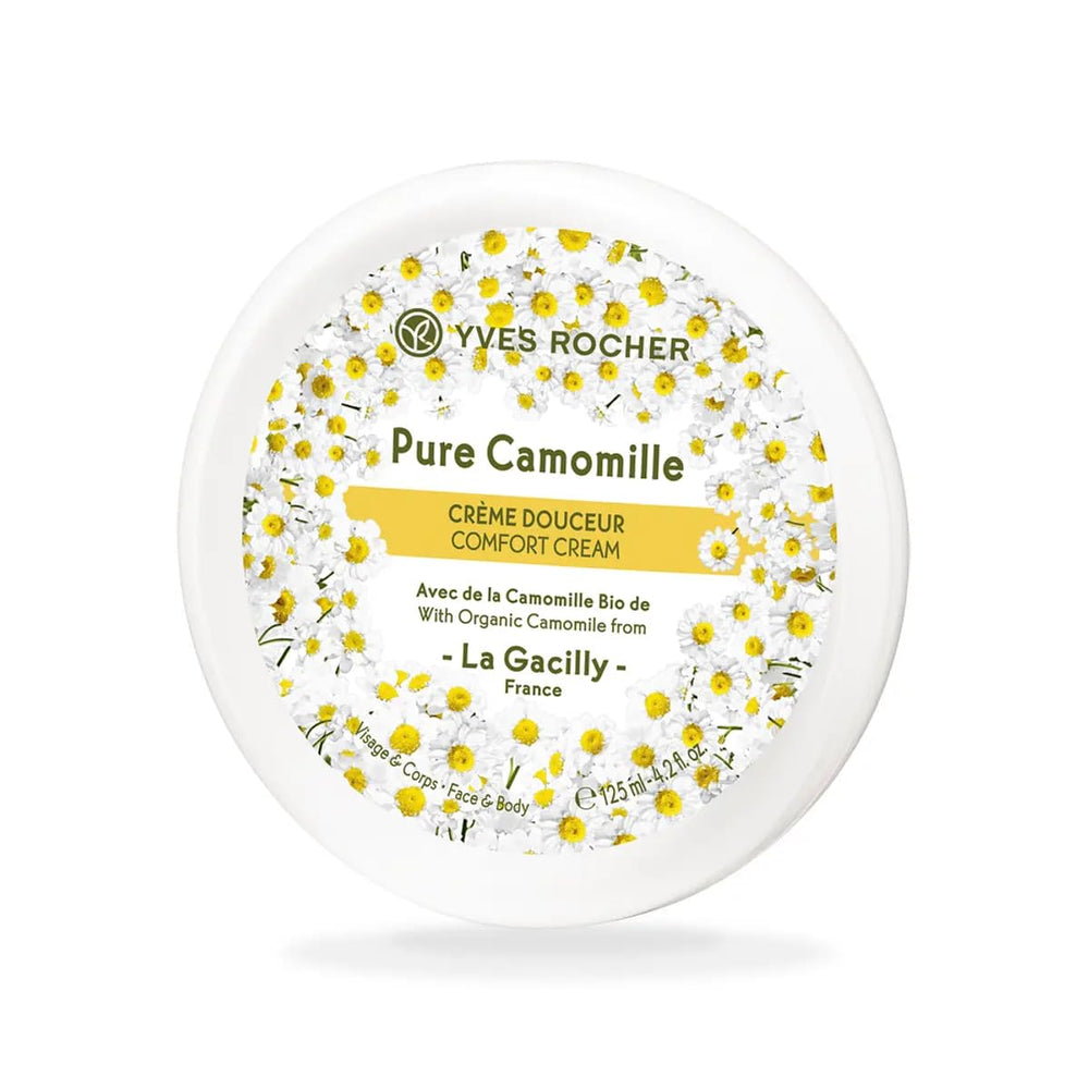 Yves Rocher Pure Calmille jar close-up for daily skin comfort