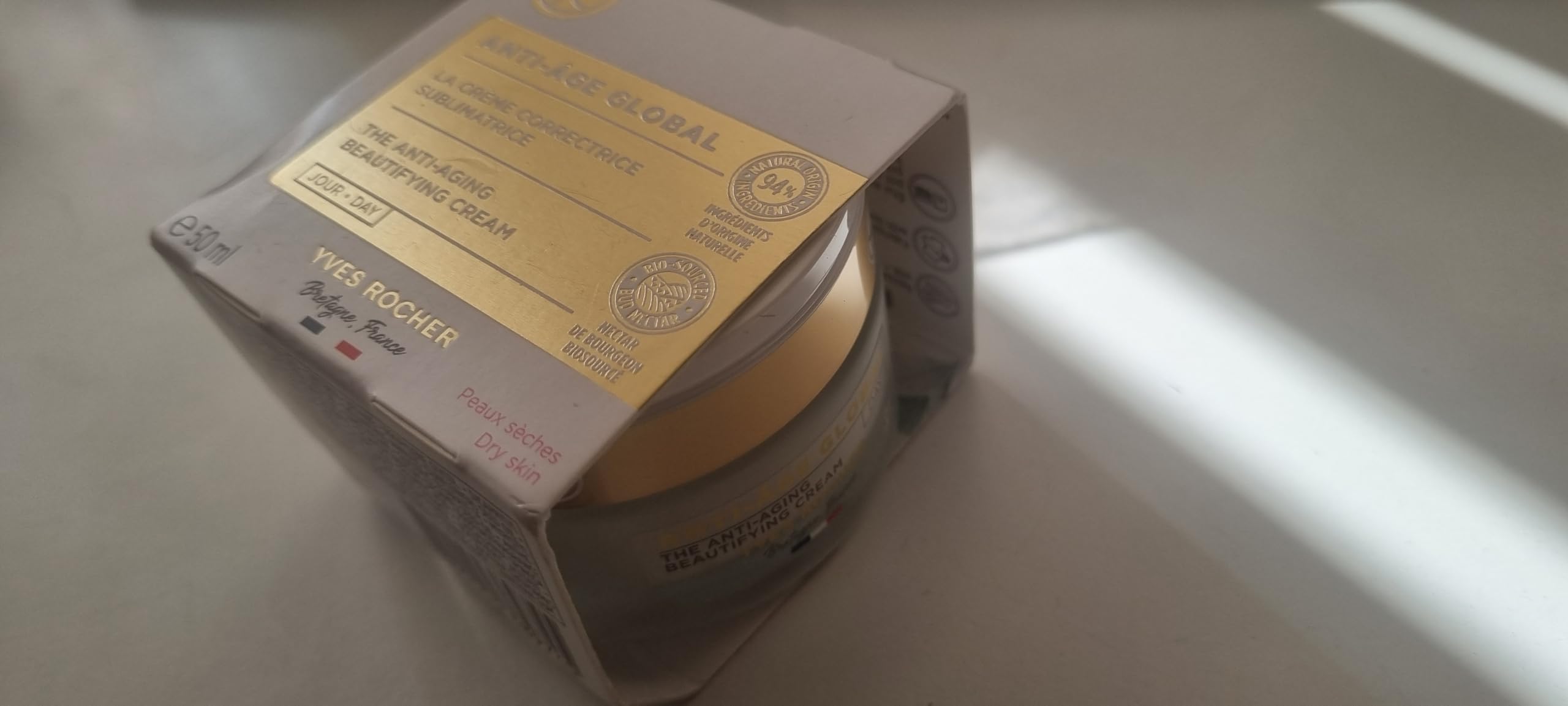 Yves Rocher result showing nourished, radiant skin after use