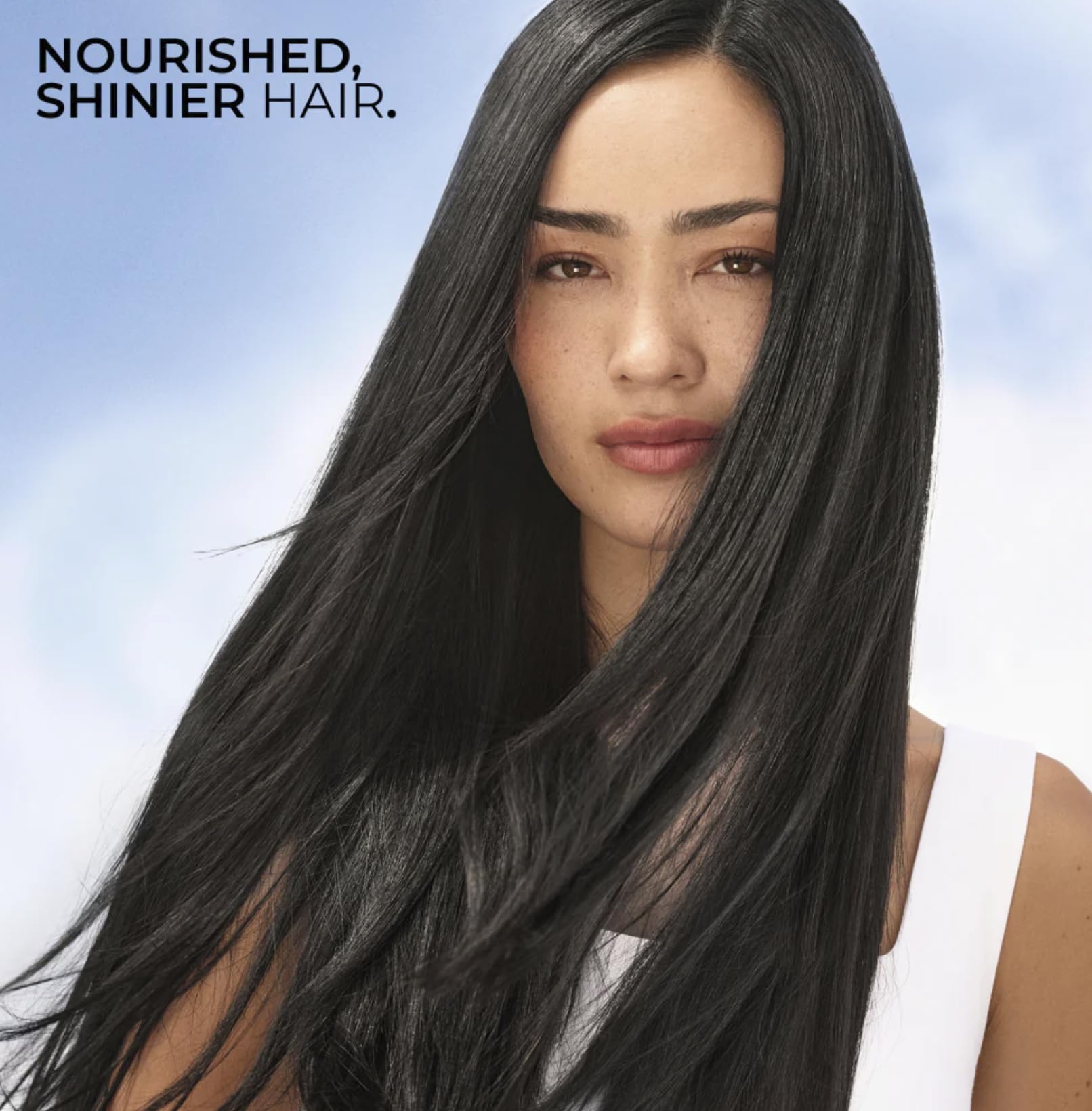 Raspberry vinegar ingredient visual hints nourishing protection for color-treated strands.