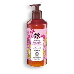 Yves Rocher Relaxing Meadow Flowers bottle front for daily moisturizing.