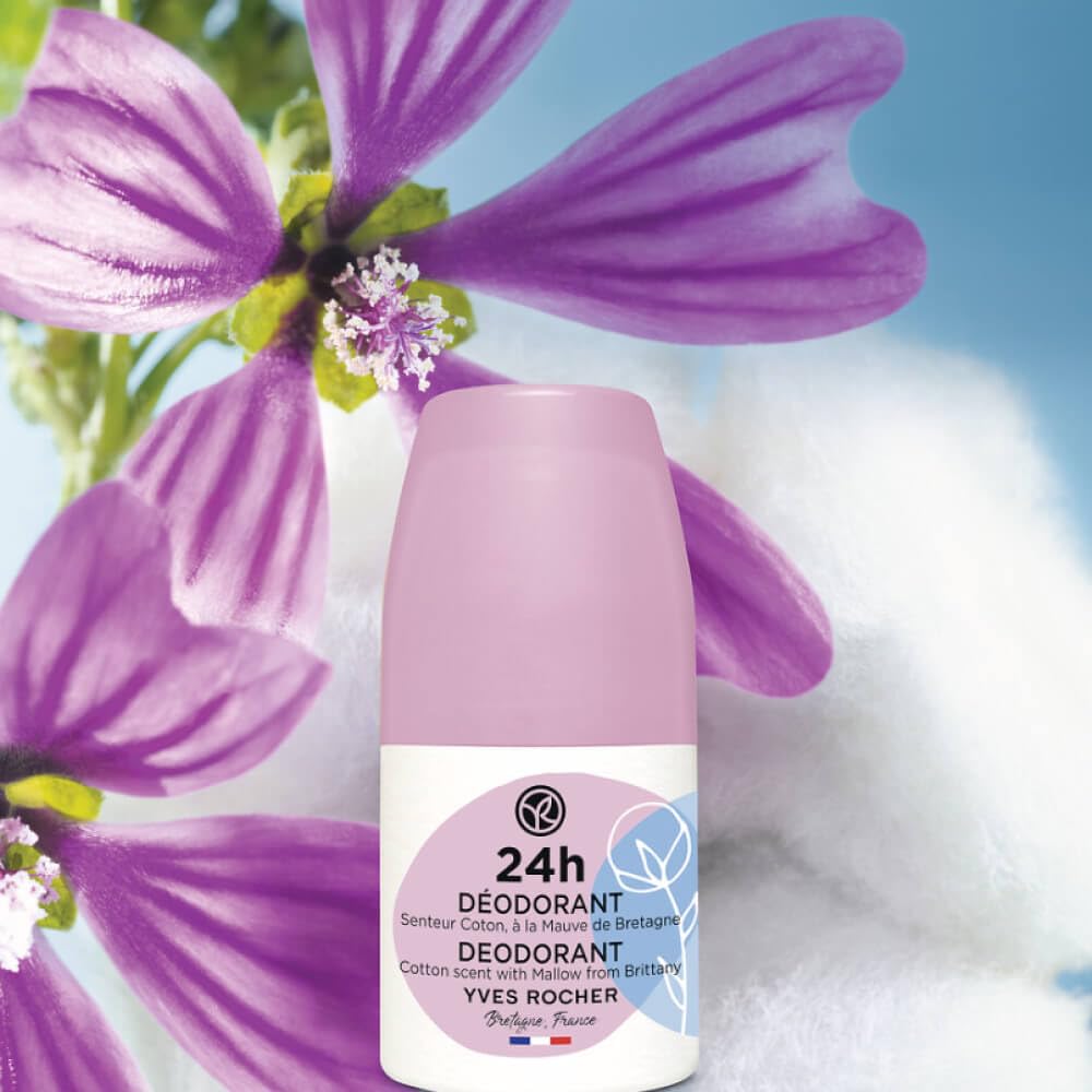 Product packaging featuring vegan formula and cotton extract for gentle care