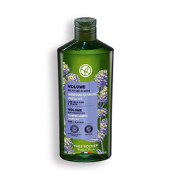 Yves Rocher Volume Plumping Shampoo quinoa bottle showing root lift potential