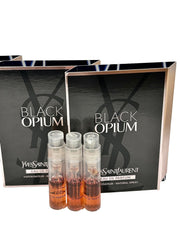 Compact Black Opium sample set packaging for travel and gifting