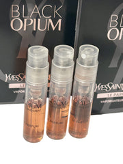 YSL Black Opium Le Parfum triple-sample vials for trial