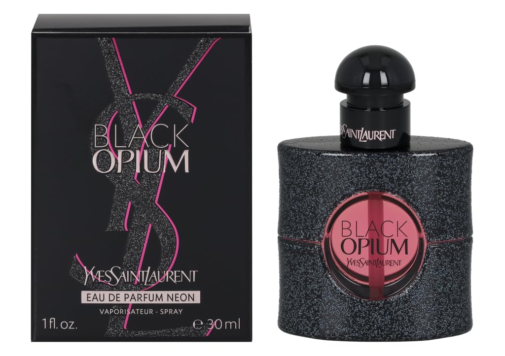 Yves Saint Laurent Black Opium Neon 30ml bottle front for a bold evening look.