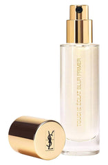 Blur Primer Yves Saint Laurent argent, texture lissante pour un teint homogène au quotidien.
