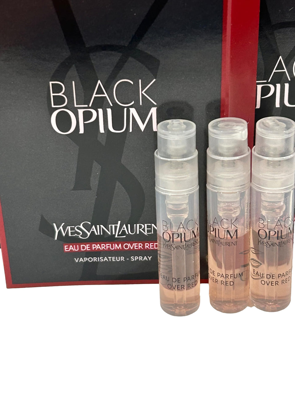 YSL Over Red Black Opium set of 3 samples for try-before-you-buy