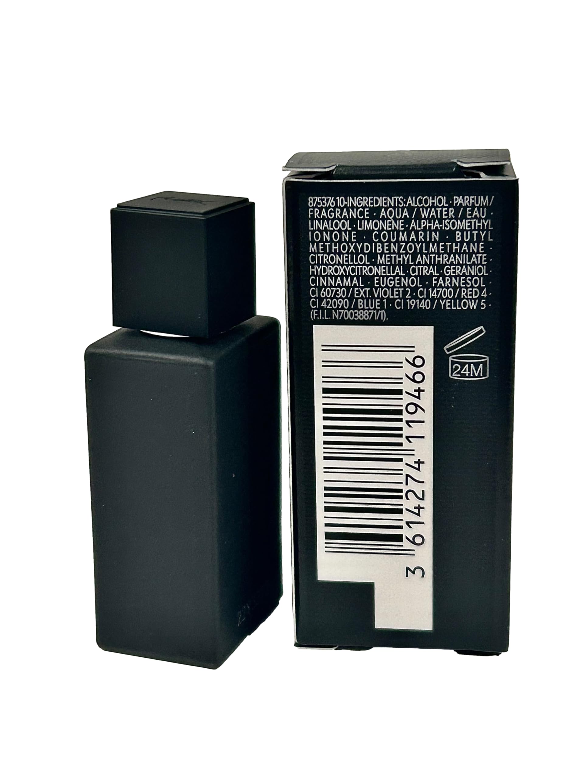 Yves Saint Laurent Le Parfum Myslf close-up emphasizes luxury bottle and premium vibe