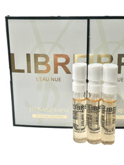 YSL Libre Eau Nue sample packaging image illustrating gift-ready tester set