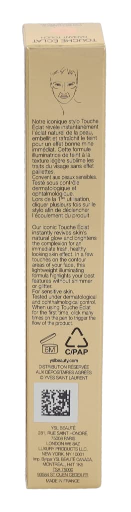 Yves Saint Laurent Radiant Touch provides hydration and coverage for a natural glow.