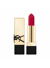 YSL Rouge Pur Couture R21 Rouge Paradoxe front view with shimmering finish