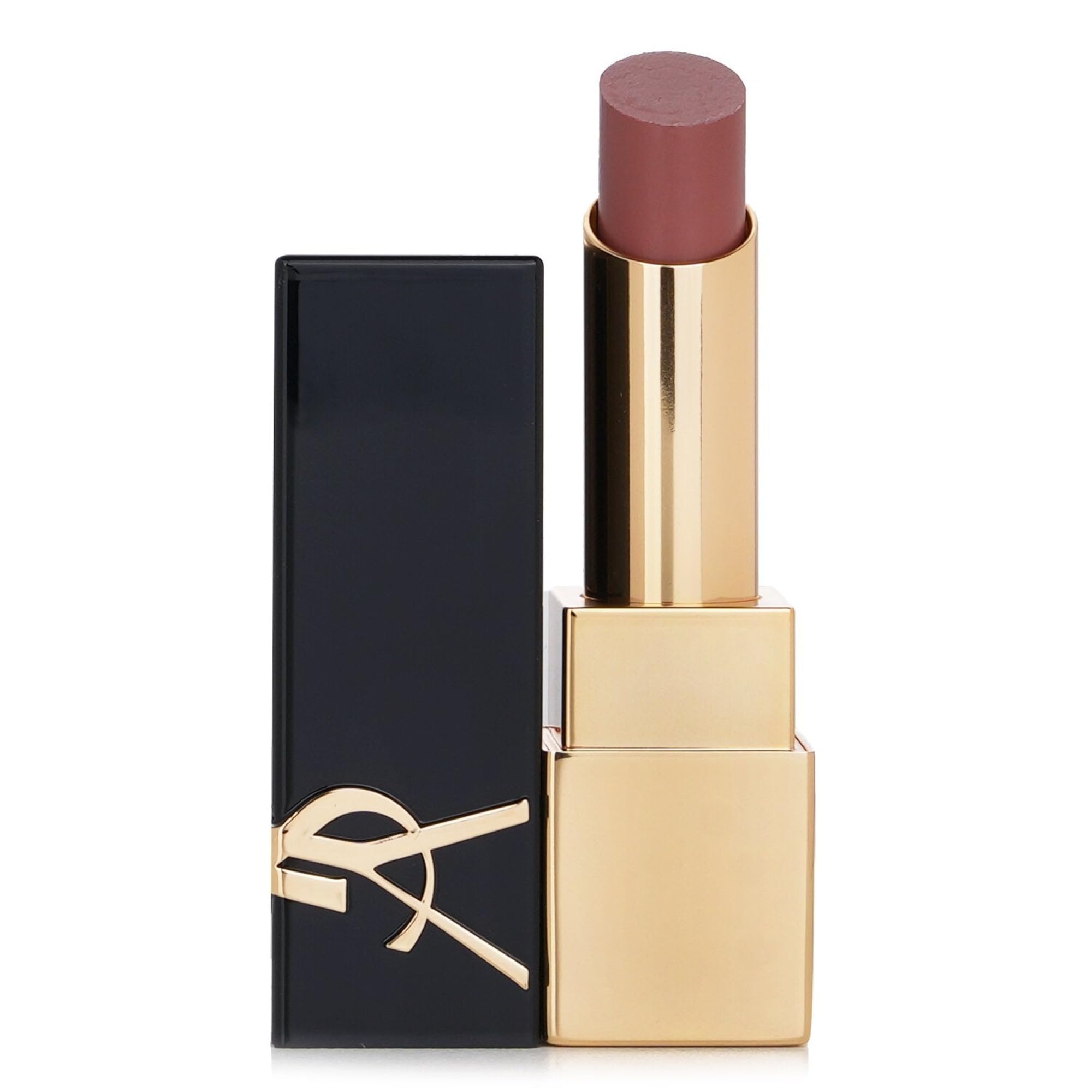 YSL Rouge Pur Couture The Bold 13 packaging close-up with luxe black and gold finish.