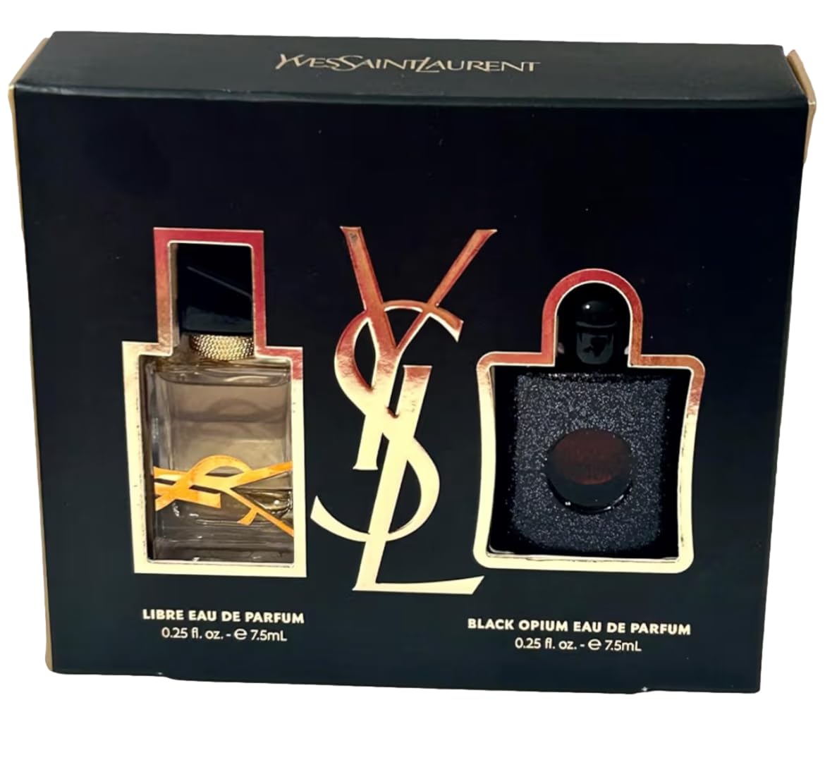 YSL minis packaging shows two scents for gifting