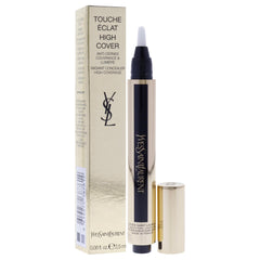 YSL Touche Eclat High Cover close-up of formula texture and glass bottle