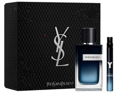 Yves Saint Laurent Y bottle front view, bold modern fragrance for daily confidence.