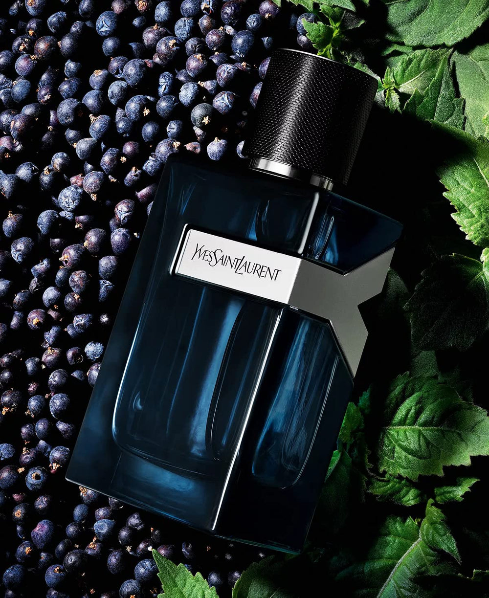 Yves Saint Laurent Y Intense packaging box shown, ideal for gifting
