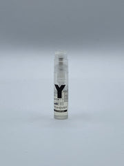 YSL Y For Men sample vial, side view, compact tester for on-the-go testing.
