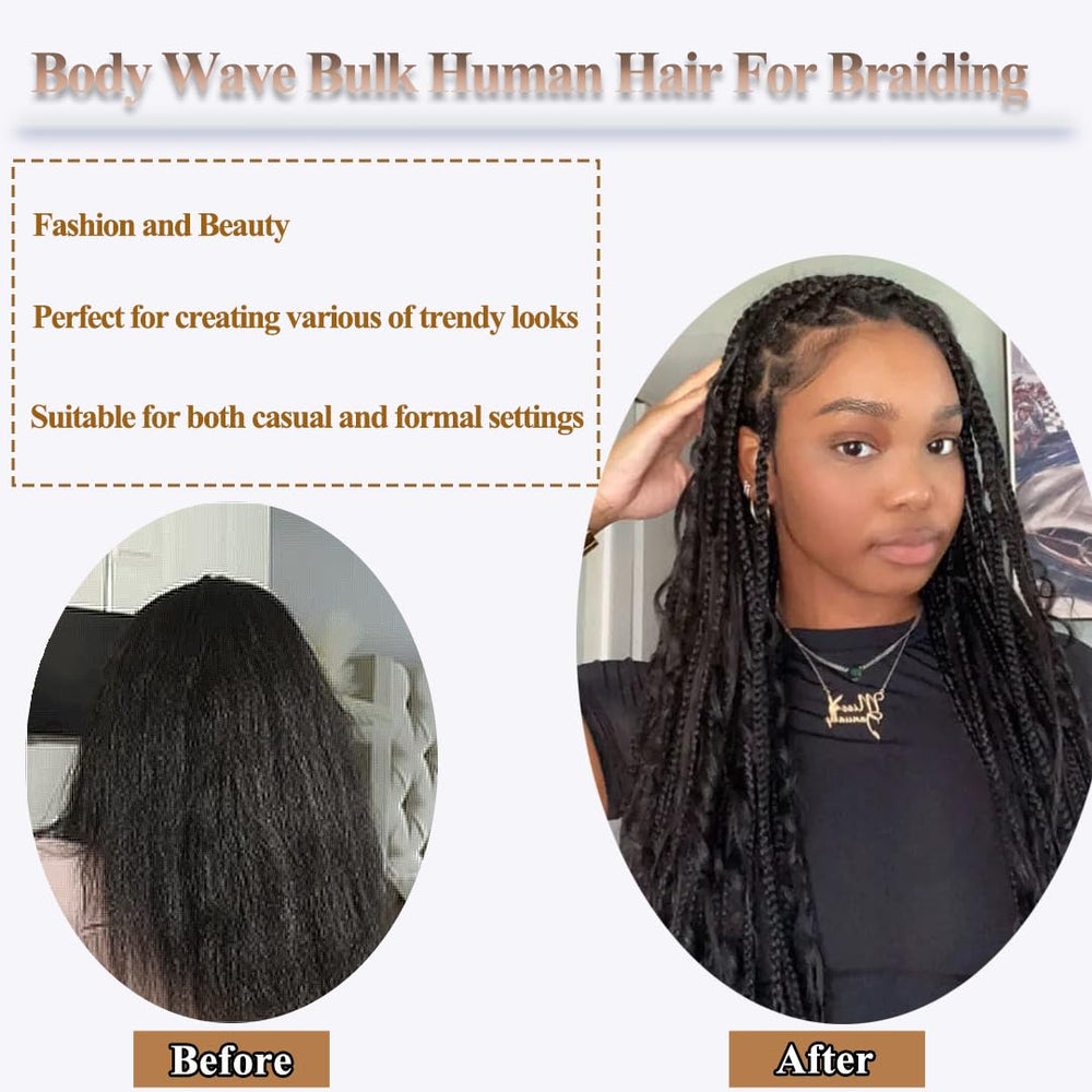 YWIGS tangle-free texture eases braiding and styling.
