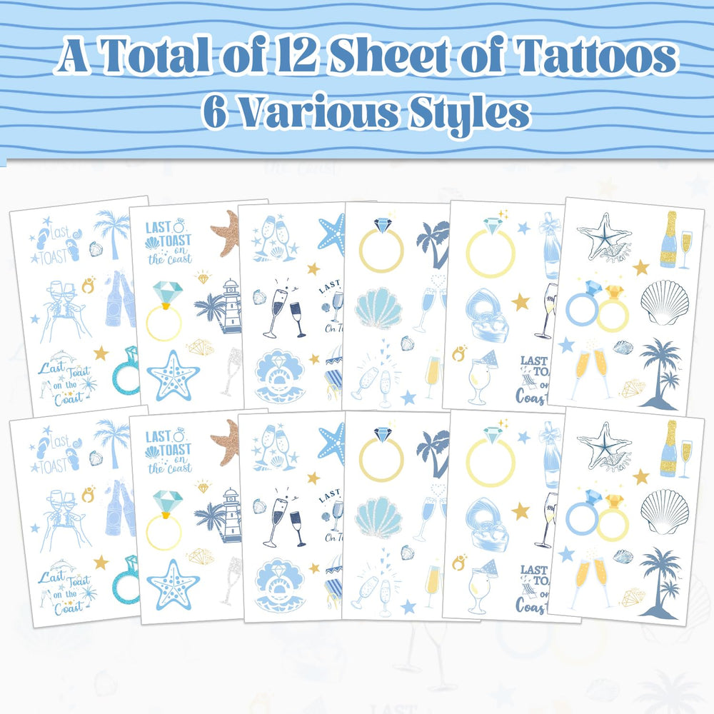 YYMYMGJ wine cup tattoo sheet adds nautical flair to outfits