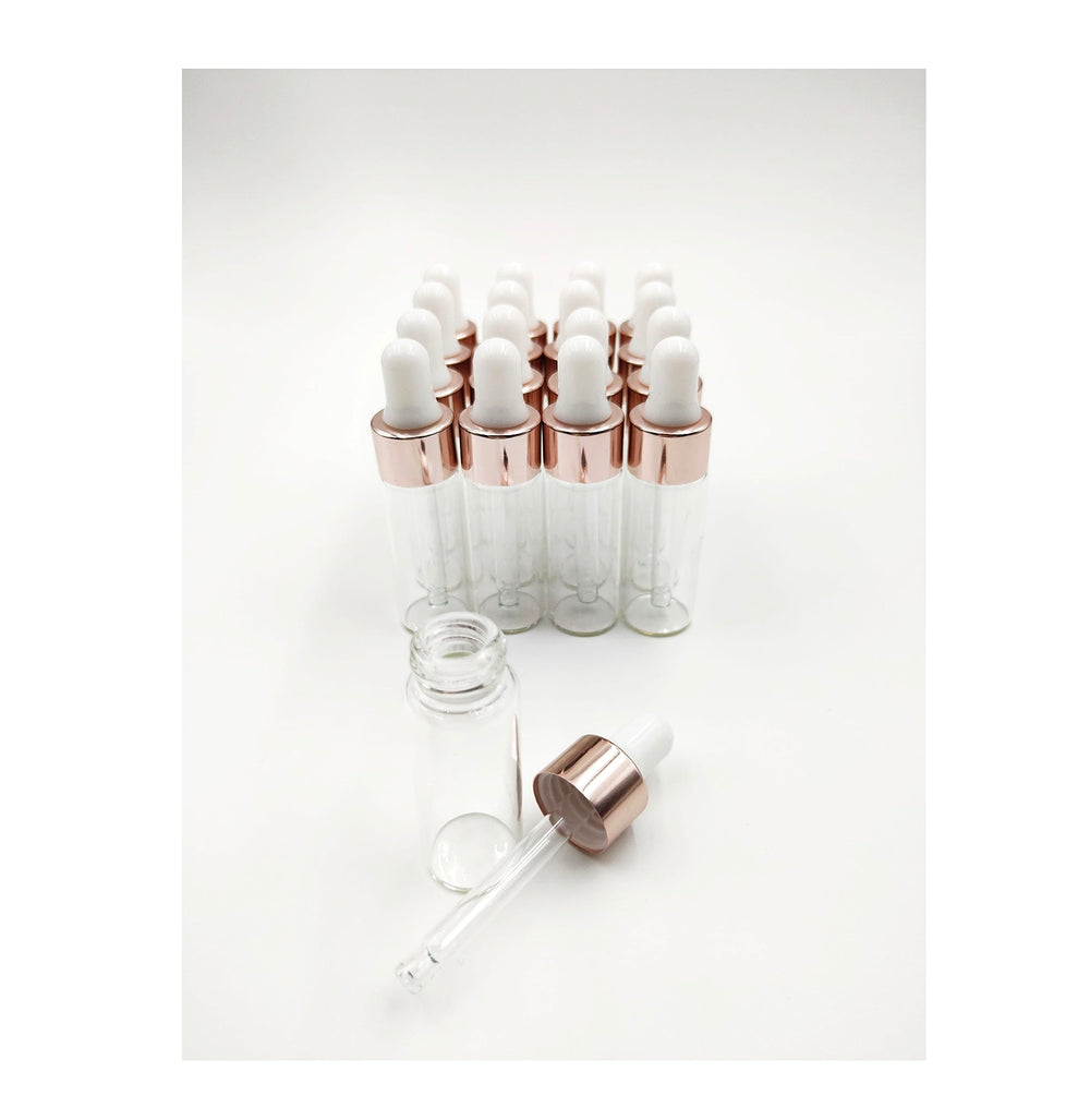 YYNGJCK 15-pack glass dropper bottles with 5ml capacity for precise dispensing