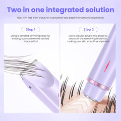 YZDJQX bikini trimmer 3D floating razor for precise facial grooming