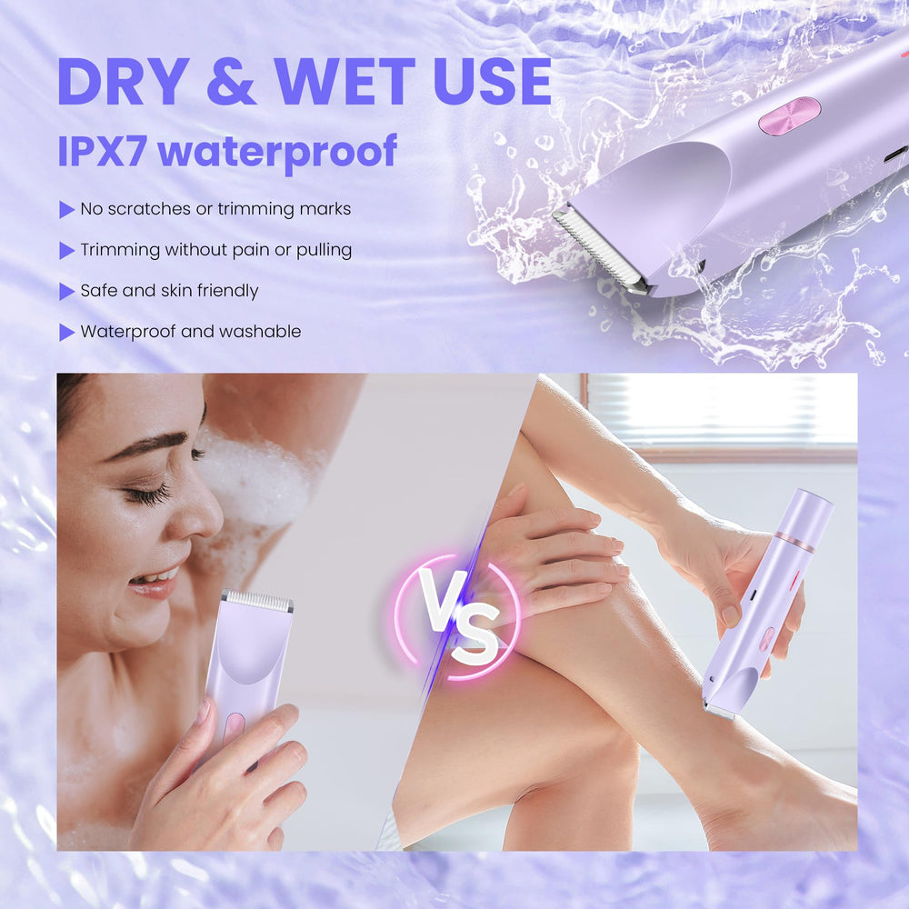YZDJQX bikini trimmer USB-C fast charging for on-the-go power