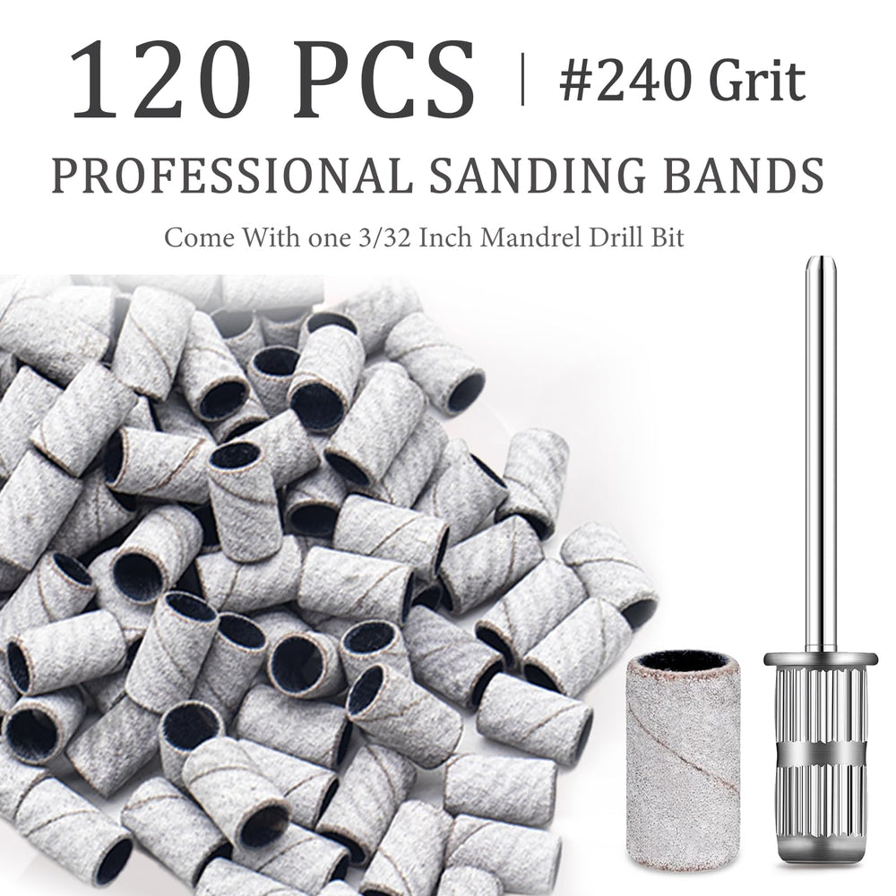 ZABOUL replacement mandrel 3/32 inch silver for stable rotations