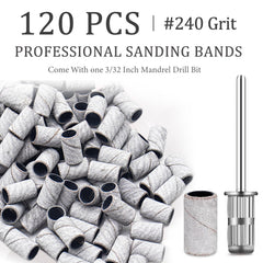 ZABOUL replacement mandrel 3/32 inch silver for stable rotations