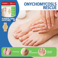 ZACUEEOCY Nail Fungus Patches applied to damaged nails before bedtime.