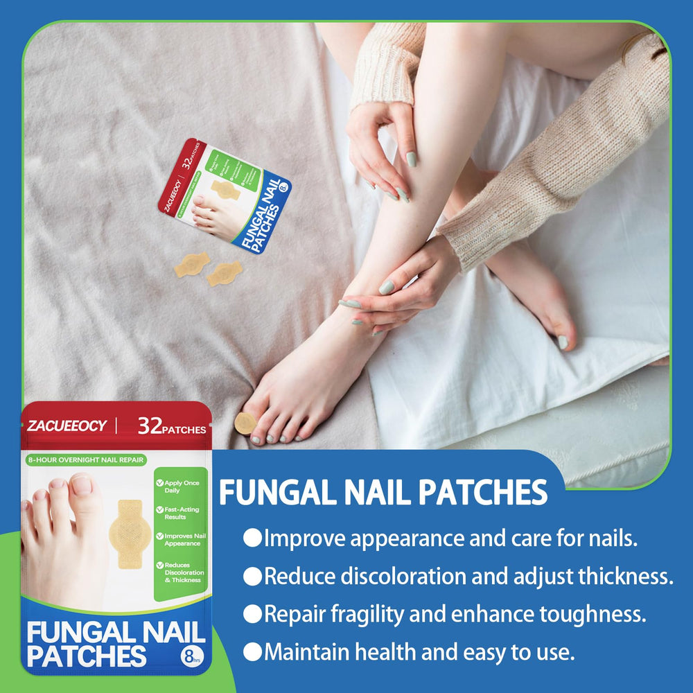 ZACUEEOCY Nail Fungus Patches compact travel-friendly option for nails.
