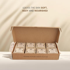 ZÆT Chamomile Soap Bar 8-Pack features olive and almond oils for nourishment.