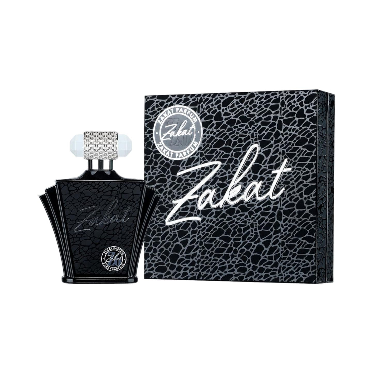 Zakat Parfum Z6 bottle; balanced unisex fragrance with citrus, floral, and warm base notes
