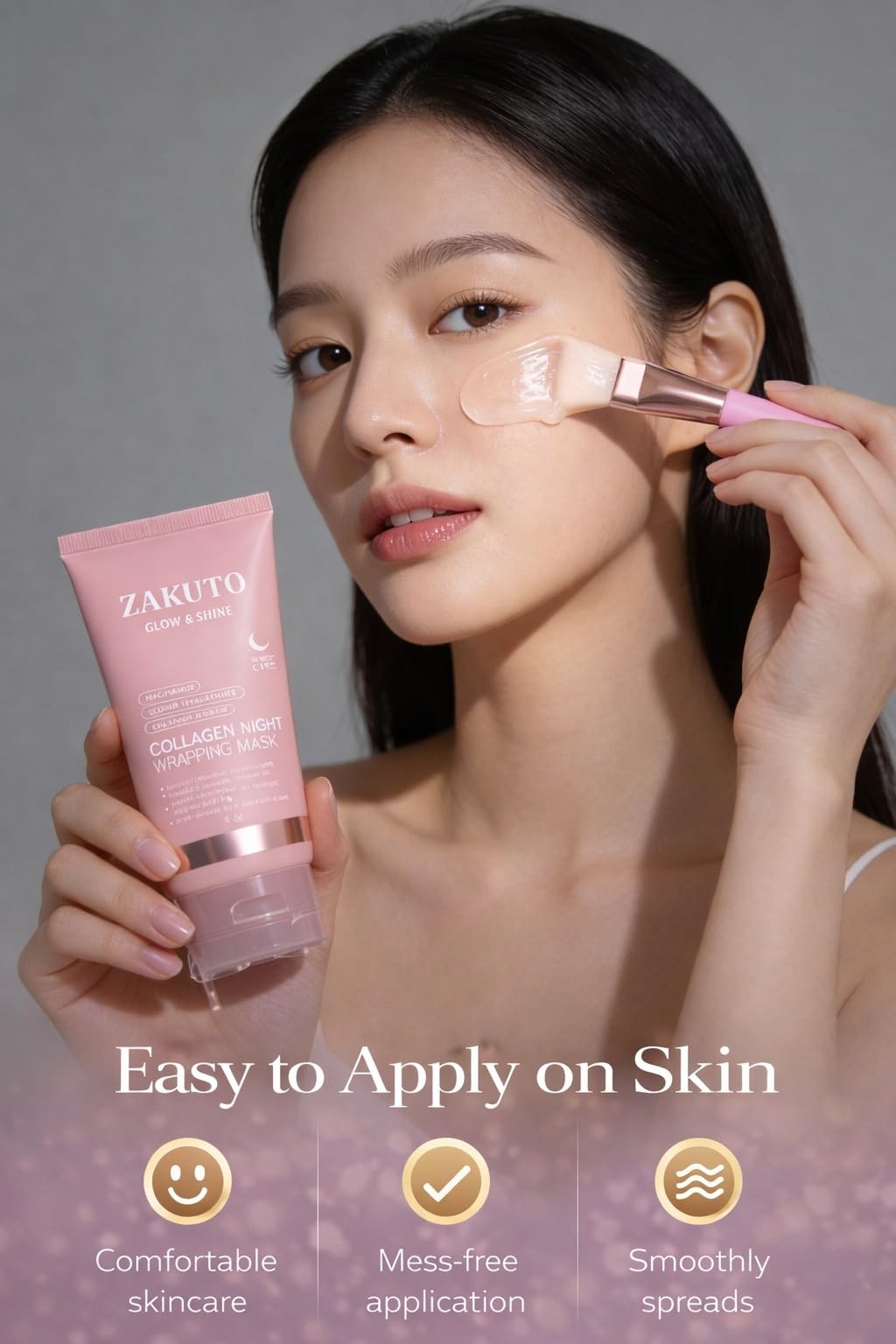 ZAKUTO Dermatologist-tested Cruelty-free formula suitable for all skin types.