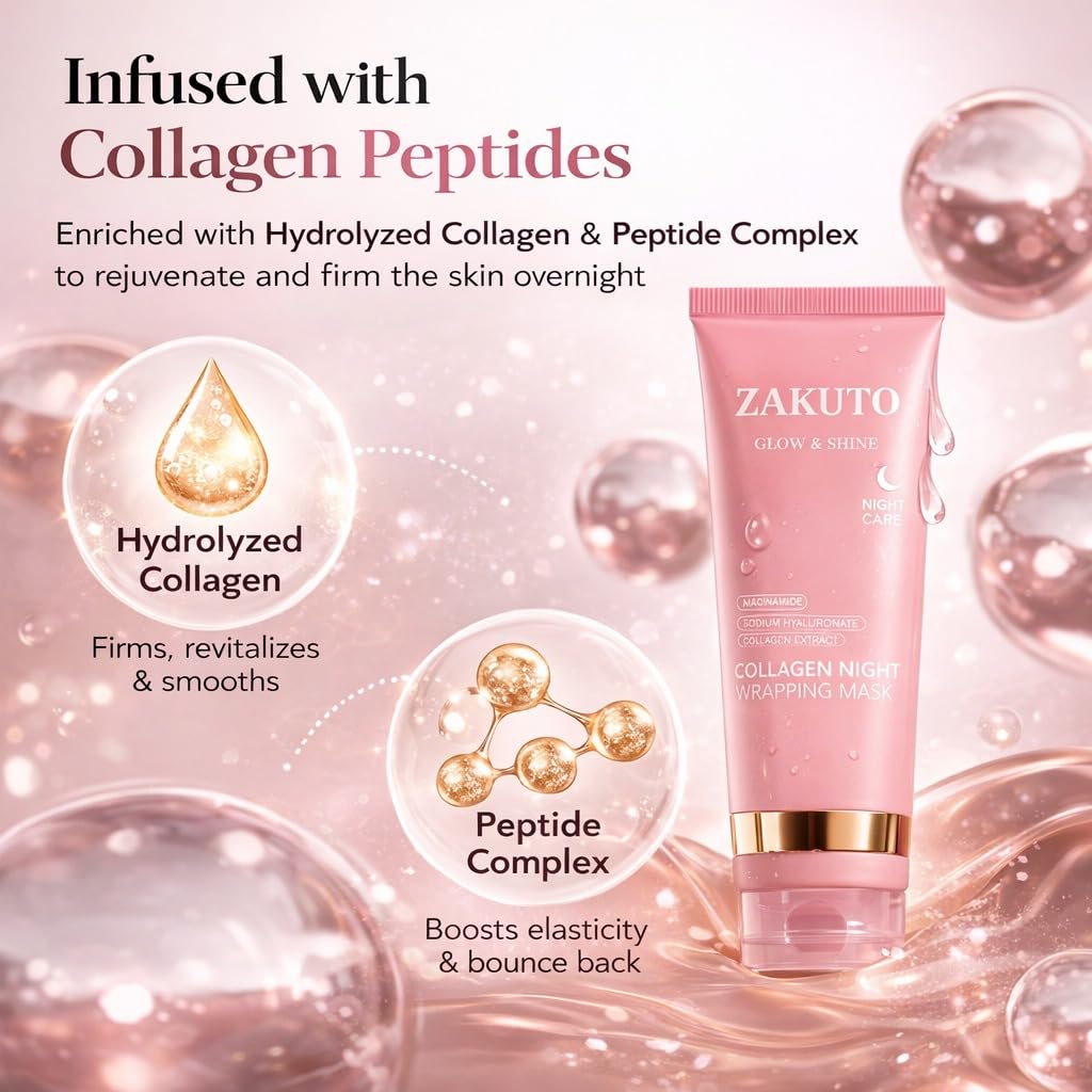 ZAKUTO Night-time application closeup for easy, mess-free peel-off.
