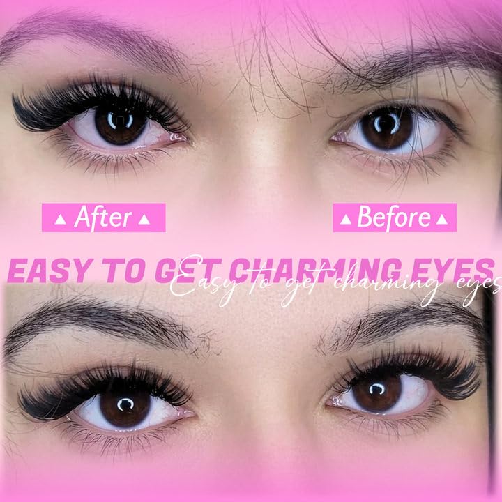 Zanlufly 200pcs lash clusters for customizable volume