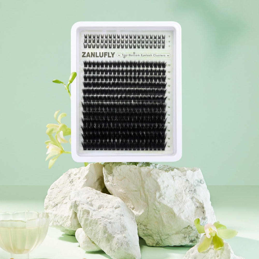 300-piece lash extension set from ZANLUFLY for versatile styling options.