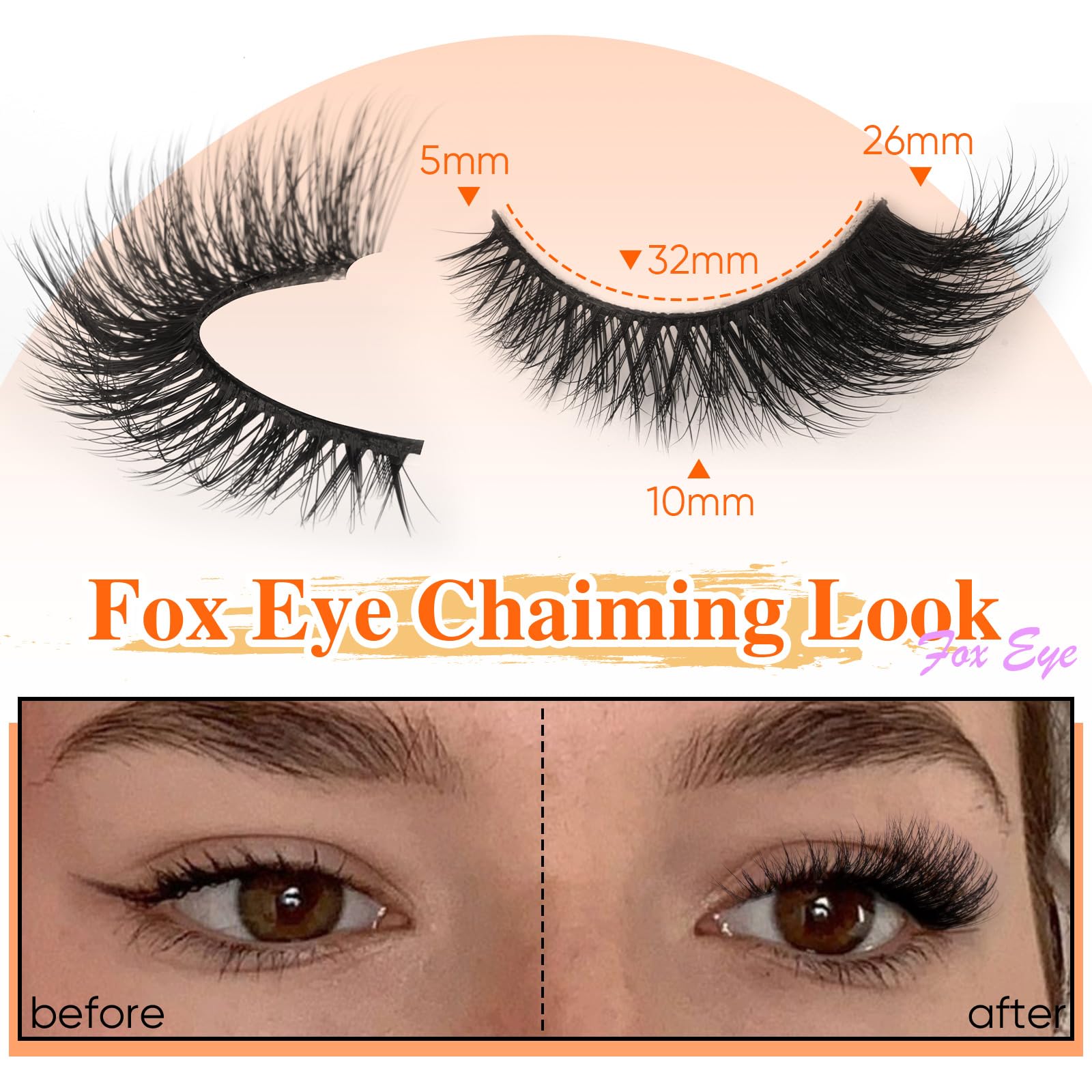 Zanlufly handmade lashes with cotton band for gentle wear.